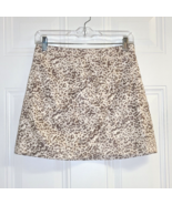 Free People Skirt Womens Size 4 Animal Print Vegan Leather Light Combo F... - $330.46 MXN