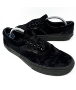 VANS Authentic Black Velvet Casual Skate Sneakers - Women&#39;s 9 / Men&#39;s 7.5 - $475.03 MXN
