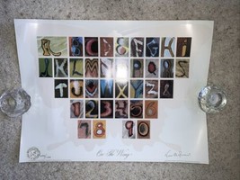 Vtg Butterfly Alphabet Photographic Poster By KJELL B SANDVED 18x24 Numb... - £51.75 GBP