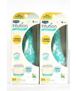 2 Schick Intuition Sensitive Care 4 Blades Skin Moisture Solid Handle &amp; Cap - $27.99