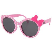 Minnie Mouse Pink Polka Dot Print Sunglasses with Bow Pink - £15.62 GBP