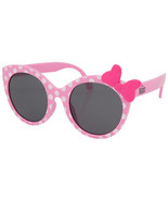 Minnie Mouse Pink Polka Dot Print Sunglasses with Bow Pink - $19.98