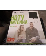 Clear View Ultra Thin Reversible HDTV Antenna 50 Mile Range - £18.56 GBP