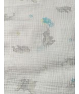 Aden Anais Disney Baby Blanket Cotton Muslin Dumbo elephant green stars ... - £11.84 GBP