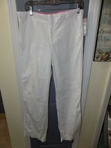 LILLY PULITZER CHRIS PANTS WHITE DRESSY WIDE LEG COTTON SIZE 8 WOMEN&#39;S NEW - $1,748.63 MXN
