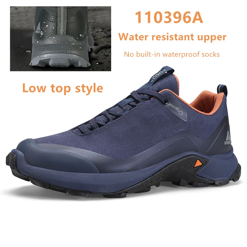 Waterproof Winter Shoes for Men Fashion Black Casual Mens Sneakers Breat... - $122.31