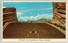 Red Rocks Park Amphitheatre Denver Colorado Postcard Beersheeba Spring T... - £9.07 GBP