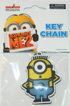 Despicable Me 2 Movie Carl Minion Rubber Keychain, LICENSED NEW UNUSED - $5.94