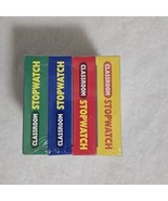 Lakeshore Learning Classroom Stopwatch 4 Pack Yellow Red Blue Green XK55... - $54.18 CAD