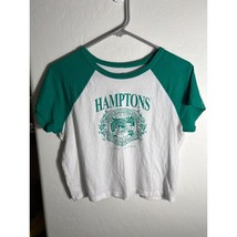 Vintage Hamptons Wellness Club Crop Top Hollister T-Shirt - £15.81 GBP
