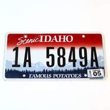 2017 United States Idaho Ada County Passenger License Plate 1A 5849A - $225.96 MXN