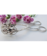 Christoph Widmann Hildesheimer Rose 800 Silver Tongs Vintage  5.5 &quot; - $3,591.60 MXN