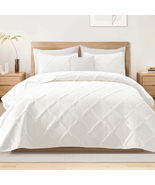 Ultrasonic California King Quilt Set, 3-Piece Lightweight Bedspreads Mod... - €57,77 EUR