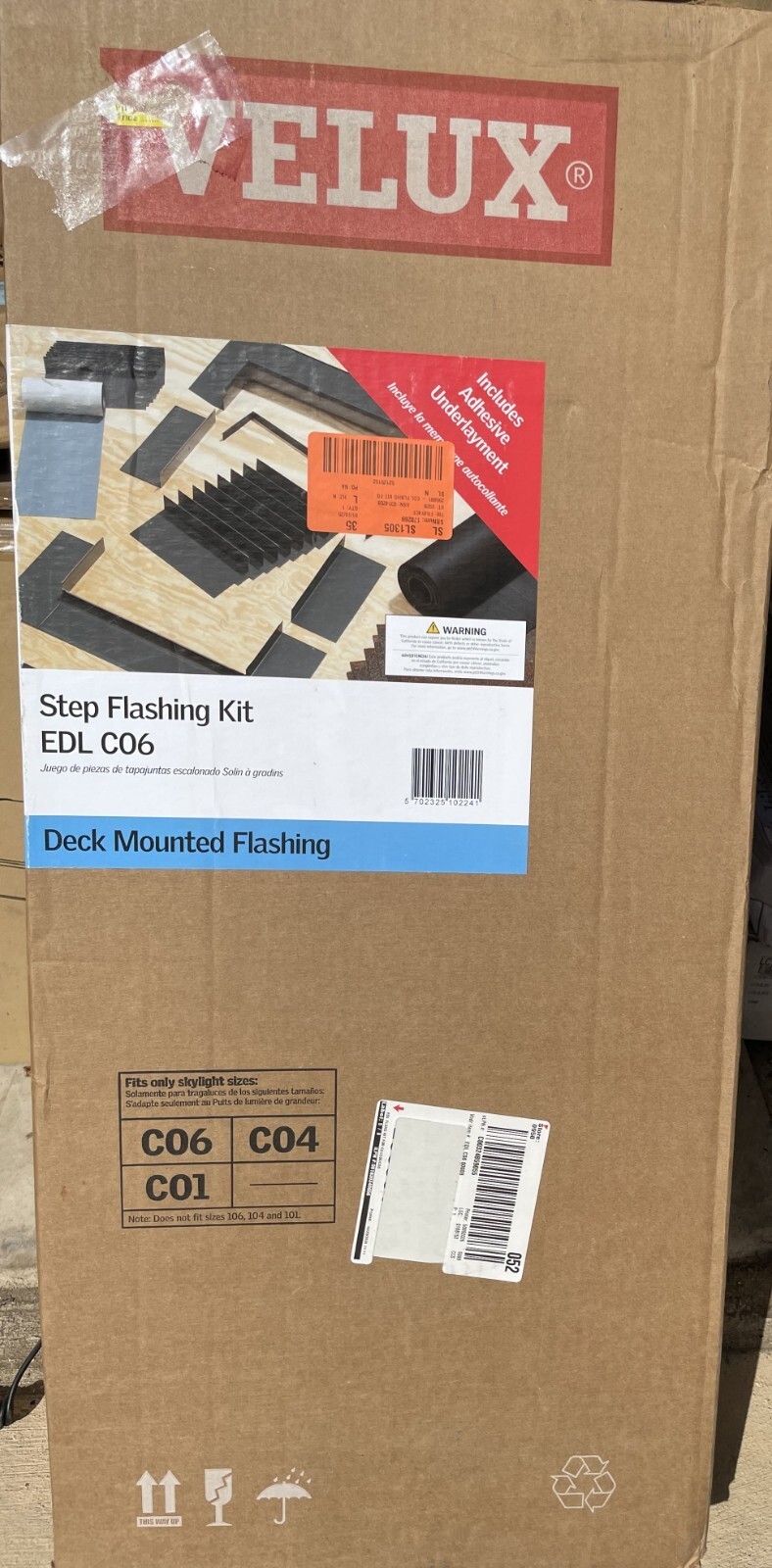 Velux Step Flashing Kit EDL C06 - $68.31