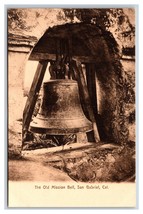 Old Mission Bell San Gabriel California CA UNP Unused UDB Postcard M17 - £3.13 GBP