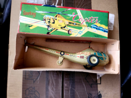 1950’s Japan Helicopter Friction UP-36 Original box and toy in top condi... - $475.00