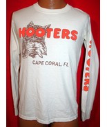 Vintage HOOTERS Cape Coral Florida Longleeve T-SHIRT S Double Decade Ann... - $36.46 CAD