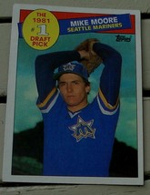 Mike Moore, Mariners,  1985  #279 Topps  Baseball Card GD COND - $0.99