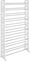 Whitmor Floor 50 Pair Shoe Tower 10 Tier White - £79.92 GBP