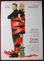 2008 Four Christmases Original Poster Film Seth Gordon Reese Witherspoon... - £21.17 GBP