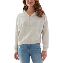 Bcx Juniors Zip-Neck Thermal Hoodie, Size Large - $388.39 MXN