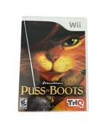 Puss in Boots (Nintendo Wii, 2011) Complete w/ Case &amp; Manual – THQ – Dre... - $13.50