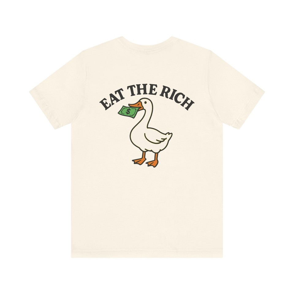 Eat the Rich Shirt, Anti Capitalist shirt, Tax the Rich Shirt, Activist Gift Item image 10