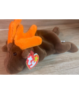 TY Original Beanie Babies Chocolate the Moose Rare Retired RedStamp PE P... - $3.95