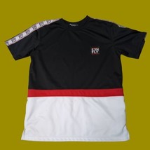 Born Fly Black White Red Color Block Kids T-Shirt Size XL 18-20 - £6.48 GBP