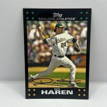 2007 Topps Baseball Dan Haren Base #424 Oakland Athletics - $1.97