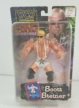WCW NWO Ring Fighters Scott Steiner action figure Brand New ToyBiz 1999 NOC - £68.69 GBP