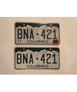 Colorado 2019 Auto License Plate #BNA-421 Set Collector Man Cave - VTG - $32.12 CAD