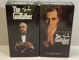 The Godfather &amp; The Godfather Part III VHS - 4 tapes - £11.78 GBP