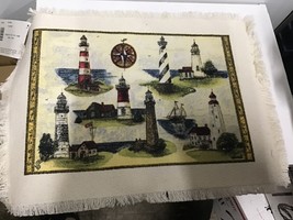 Stevens linen lighthouse kitchen placemat - $146.63 MXN