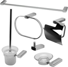 ALFI brand AB9503-PC Matching Bathroom Accessory Set (6 Piece), Polished... - £210.09 GBP