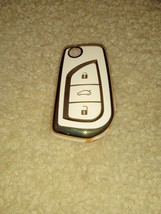 TPU Remote Key Cover Shell Cover For Toyota Corolla Camry Highlander RAV4 - £19.29 GBP