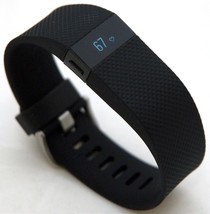 Fitbit Black SMALL Charge HR Wireless Activity Wristband Sleep Tracker B... - $16.88