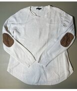 Lety And Me Josey Elbow Patch Sweater Women’s L White W/Brown Elbow Patc... - €19,38 EUR Lety And Me Josey Elbow Patch Sweater Women’s L White W/Brown Elbow Patc... - €19,38 EUR