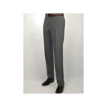 Mens Renoir  3 Piece Vested Suit Glen Plaid Notch Lapel Business 278-1 Gray New image 12