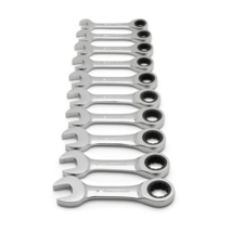 GearWrench 10 Piece 72-Tooth 12 Point Stubby Ratcheting Combination Metric Wrenc - $340.26 CAD