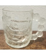 Snowman Snowflakes Glass Mug Rocky Road Mug - $7.82