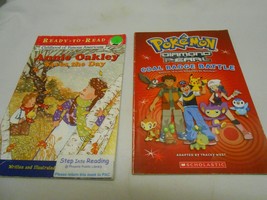 2 kids vintage Books: Ready To Read Annie Oakley &amp; Pok&#39;eMon Diamond and Pearl  - £4.69 GBP