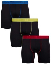 Reebok Men&#39;s Underwear - Performance Boxer Briefs (3 Pack), Size Medium, - £15.55 GBP