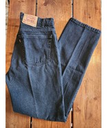 Levi&#39;s 505 Jeans Men’s 38x34 Black Denim Regular Fit Straight Leg Nice C... - £16.93 GBP