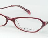 JAI KUDO 1709 P11 Cherry Red EYEGLASSES GLASSES PLASTIC FRAME 51-16-140mm - $1,091.25 MXN
