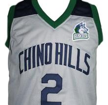 Lonzo Ball #2 Chino Hills Huskies Basketball Jersey New Sewn Grey Any Size image 4
