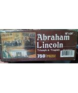 ABRAHAM LINCOLN Triumph &amp; Tragedy 750 Piece Jigsaw Puzzle PRESIDENT New ... - $24.51 CAD