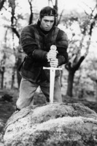 Nigel Terry in Excalibur as King Arthur Pulling Sword Out of Stone 18x24 Poster - £19.17 GBP