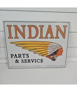 Repro Indian Parts &amp; Service Sign 12” X 16” Motorcycle - €16,84 EUR