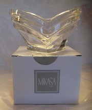 Mikasa DECO Bowl -6 1/2&quot; Crystal Votive Candle Holder Germany SN 027/718... - $9.95